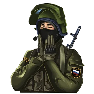 Sticker from Military Production