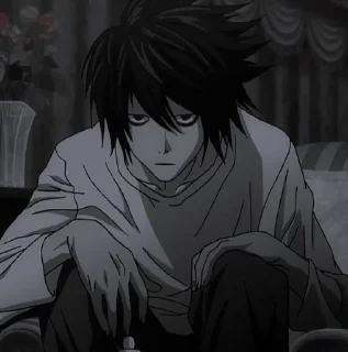 🙄 emoji DEATH NOTE Telegram sticker 19 of 77