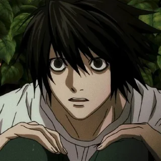 😳 emoji DEATH NOTE Telegram sticker 12 of 77