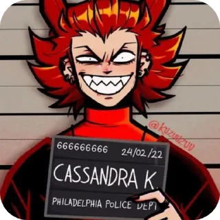 👮‍♂ emoji 🩸Cassandra Telegram sticker 17 of 74