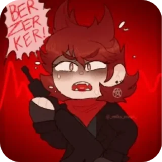 😰 emoji 🩸Cassandra Telegram sticker 11 of 74