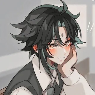 🧈 emoji Адепт Сяо @umarochkaa Telegram sticker 15 of 42