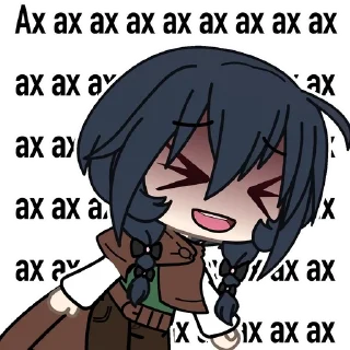 📜 emoji Друг Венти такой секси Telegram sticker 19 of 34