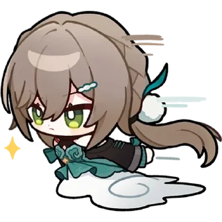 🌟 emoji Qingque @Stugitoo Telegram sticker 12 of 16
