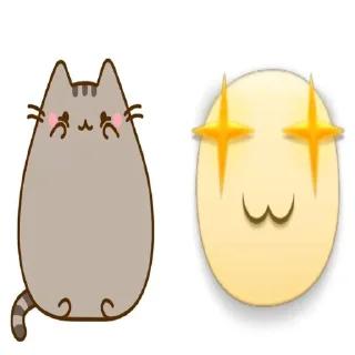 🌟 emoji pusheen >~< Telegram sticker 11 of 18