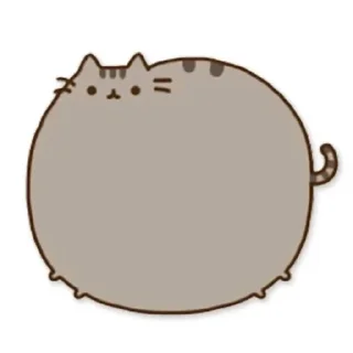 Sticker from pusheen cat