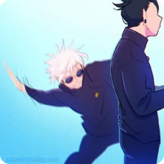 😘 emoji Jujutsu Kaisen by @Chezeeck Telegram sticker 18 of 36