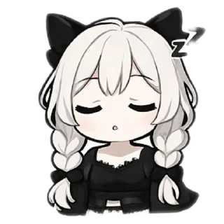 🙂 emoji Kitty girl ai stickers Telegram sticker 3 of 6