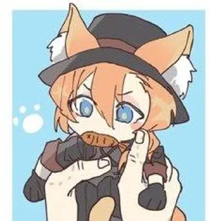 🌟 emoji Чуя котик || БСД Telegram sticker 20 of 25