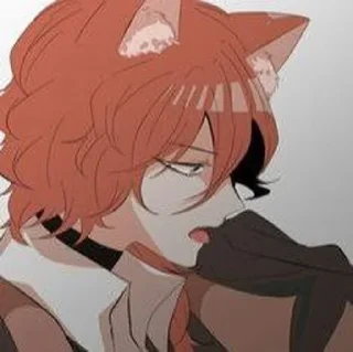 🌟 emoji Чуя котик || БСД Telegram sticker 13 of 25