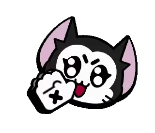 🐈‍⬛ emoji кит 🐱 | @stikspitty Telegram sticker 5 of 14