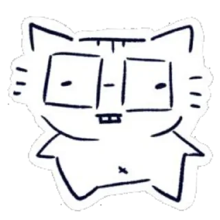 🤓 emoji silly cats 1.0 by @asart_707 Telegram sticker 5 of 15