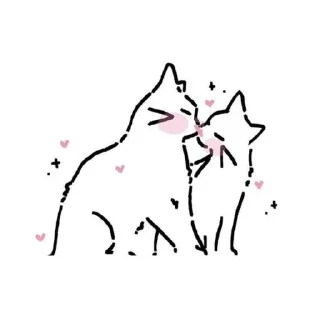 🌟 emoji mini cats ^^ Telegram sticker 18 of 36