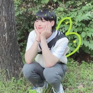 ☀ emoji 𖠗 #jeongin ♡̸ @drkflw Telegram sticker 22 of 40