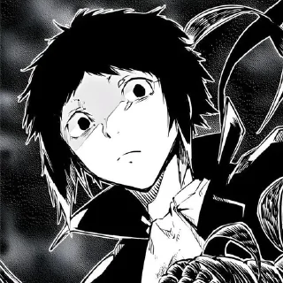 🌟 emoji Akutagawa Ryunosuke @yah0oAs Telegram sticker 13 of 33