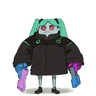 😐 emoji Чумба КиберПсих :: @Kioca Telegram sticker 20 of 45
