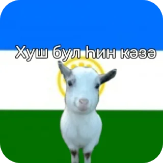 ❤ emoji привіт ти коза Telegram sticker 10 of 17