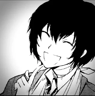 🥀 emoji ✧ dazai by @helpfrhoshi ! ! Telegram sticker 5 of 30