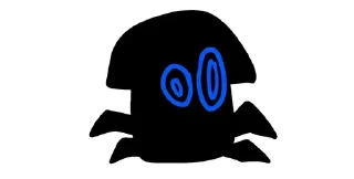🍄 emoji black cats 🔳 @unhomee_st. Telegram sticker 24 of 30