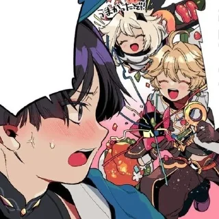🌟 emoji Scara x Aether @NiigoMiku Telegram sticker 21 of 120