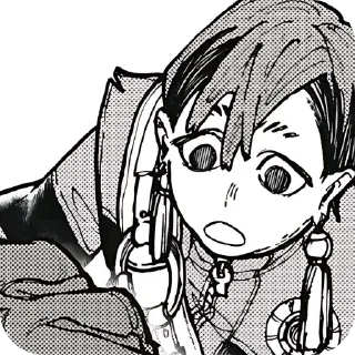 🤨 emoji Zanka Nijiku[ザンカ・ニジク] Telegram sticker 21 of 37