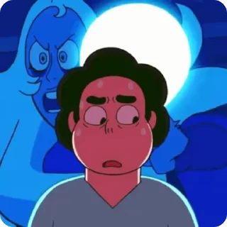 😰 emoji Steven Universe Telegram sticker 14 of 15