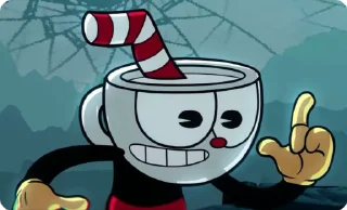 🌟 emoji Cuphead [Indie Cross] @SubSticks @fStikBot Telegram sticker 11 of 75