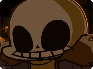 ❓ emoji Indie Cross Sans Telegram sticker 19 of 50
