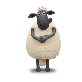 ☺️ emoji Shaun the Sheep!! author:muffinccty @fStikBot Telegram sticker 11 of 13