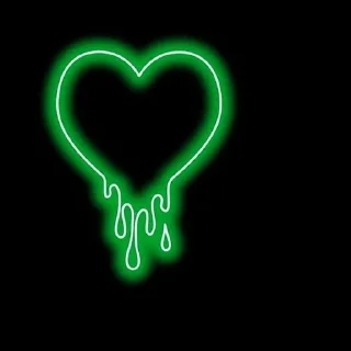 🧊 emoji My heart for you 💚 Telegram sticker 17 of 21