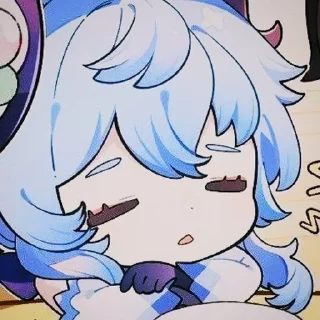 ☁️ emoji 𖹭-𝐆𝐚𝐧𝐲𝐮-𖹭 [ @Viliris ] Telegram sticker 7 of 120