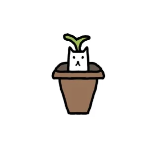 🪴 emoji котики Telegram sticker 18 of 22