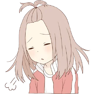 😮‍💨 emoji Немотивированная тян @Nyasticks Telegram sticker 6 of 41
