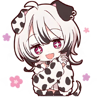 Sticker from Далматинская тян @Nyasticks