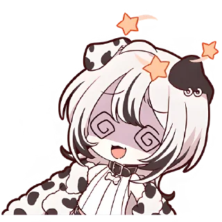 😵‍💫 emoji Далматинская тян @Nyasticks Telegram sticker 17 of 25