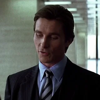 😌 emoji Bruce Wayne - The Dark Knight by @michaelgotsomestickers Telegram sticker 10 of 48
