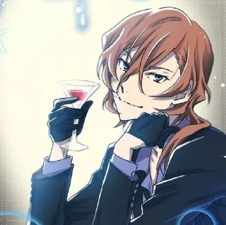 🧡 emoji Chuya Nakahara Telegram sticker 23 of 120