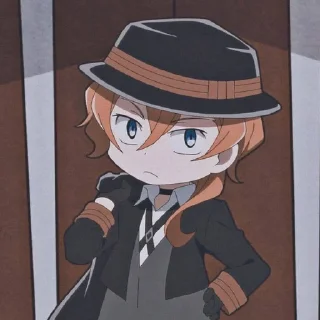 🧡 emoji Chuya Nakahara Telegram sticker 14 of 120