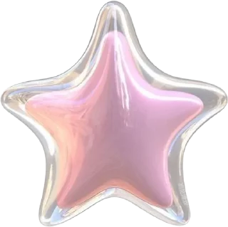 ⭐ emoji Pink stickers Telegram sticker 17 of 35