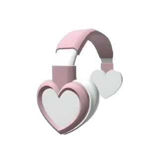 🎧 emoji Pink stickers Telegram sticker 13 of 35