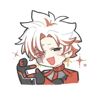 🌟 emoji My name is Scar~ Telegram sticker 22 of 94