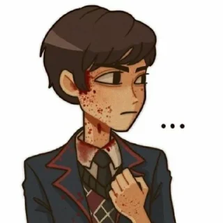 😐 emoji Number Five by @stickerhut Telegram sticker 1 of 106