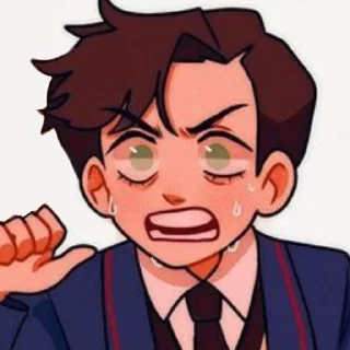😨 emoji Number Five by @stickerhut Telegram sticker 4 of 106