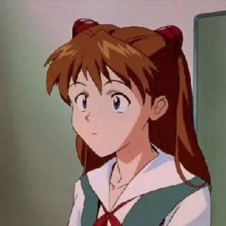 😧 emoji Asuka Langley Souryuu Telegram sticker 12 of 49