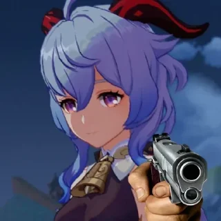 🔫 emoji ♡ Гань Юй ♡ Telegram sticker 16 of 20