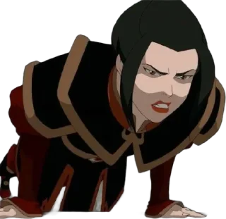 😠 emoji Firelord Azula🔥 https://t.me/A Telegram sticker 19 of 39