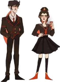 👫 emoji Firelord Azula🔥 https://t.me/A Telegram sticker 13 of 39