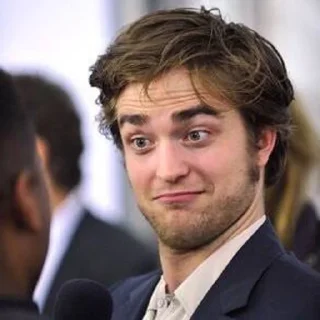 🤨 emoji Robert Pattinson Telegram sticker 14 of 30