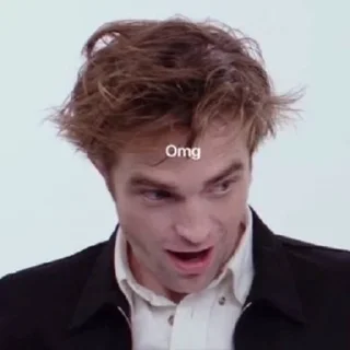 😧 emoji Robert Pattinson Telegram sticker 20 of 30