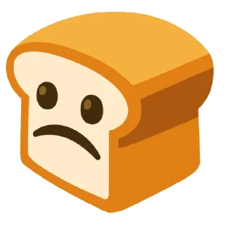 ☹ emoji Хлеб Telegram sticker 6 of 17